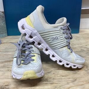 ON Women's Athletic Shoes - Gray and Yellow